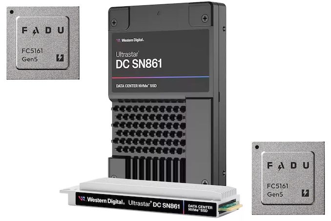 Fadu’s FC5161 SSD Controller Breaks Cowl in Western Digital’s PCIe Gen5 Enterprise Drives