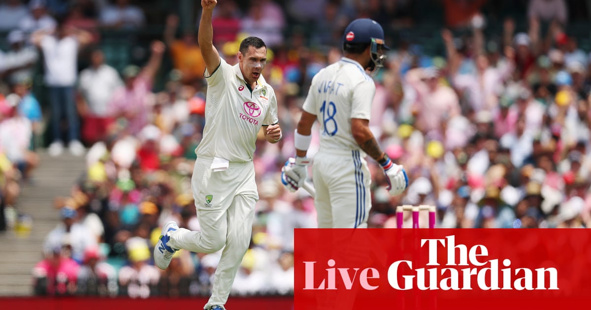 Australia v India: fifth males’s cricket Check, day one – dwell | Australia cricket group