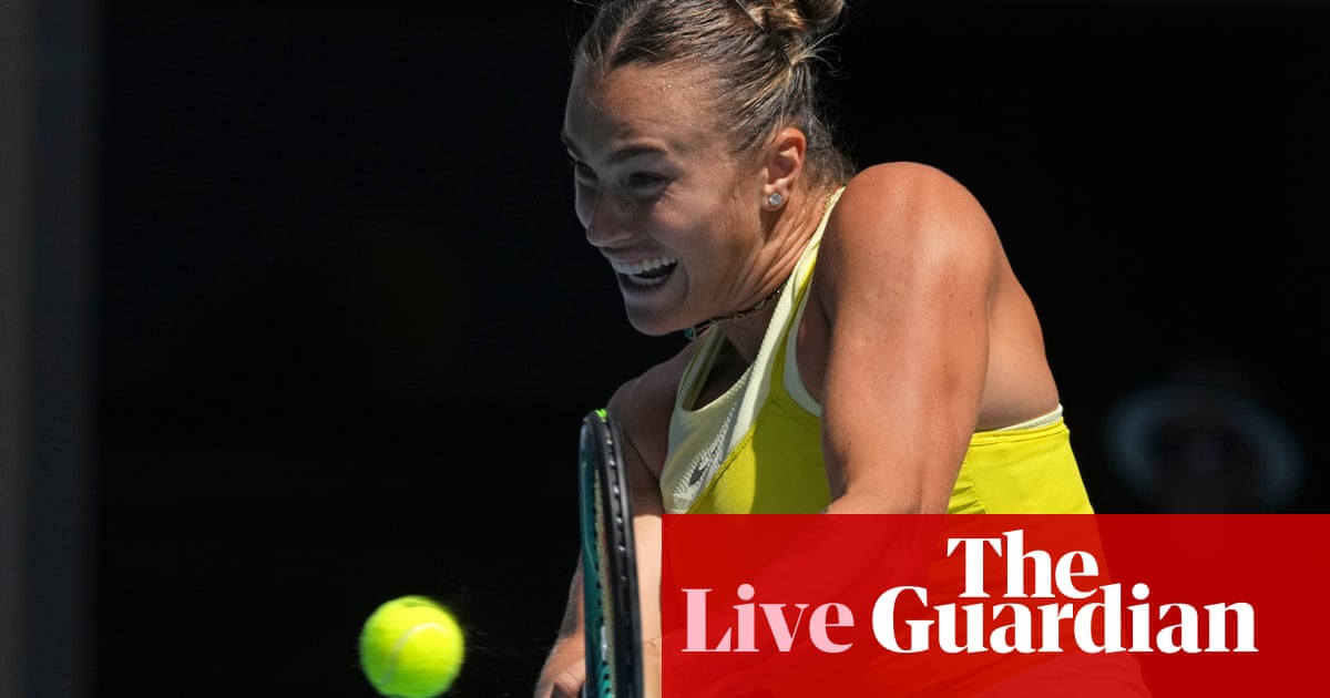 Australian Open 2025: Sabalenka v Andreeva below means; Draper v Alcaraz to return – stay | Australian Open 2025