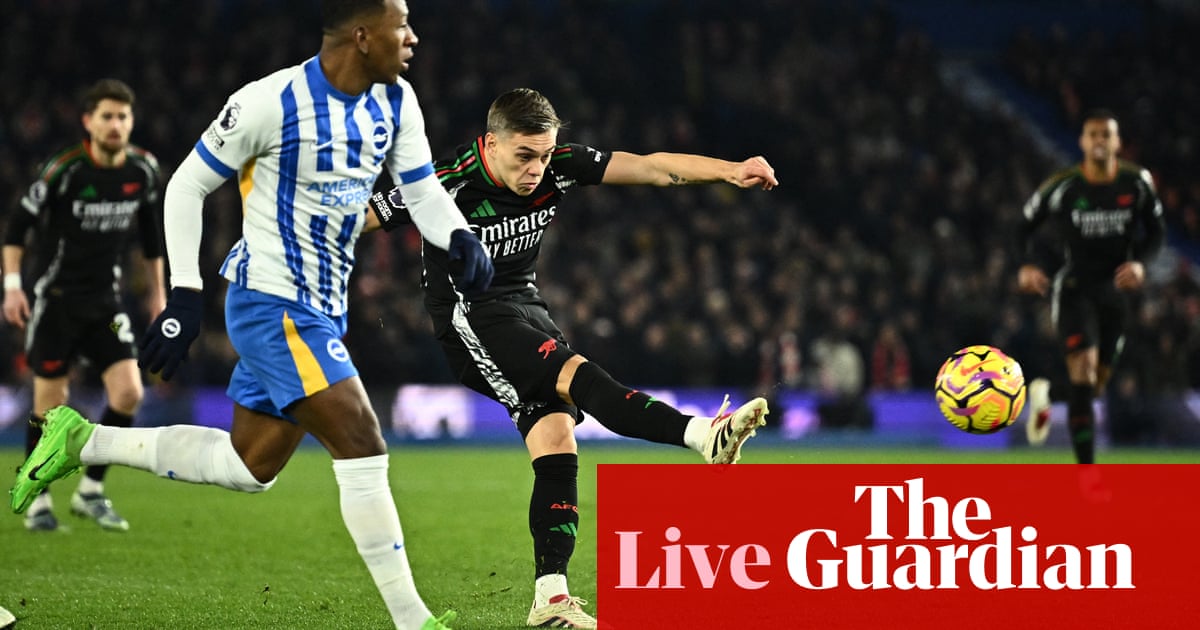 Brighton v Arsenal: Premier League – reside | Premier League