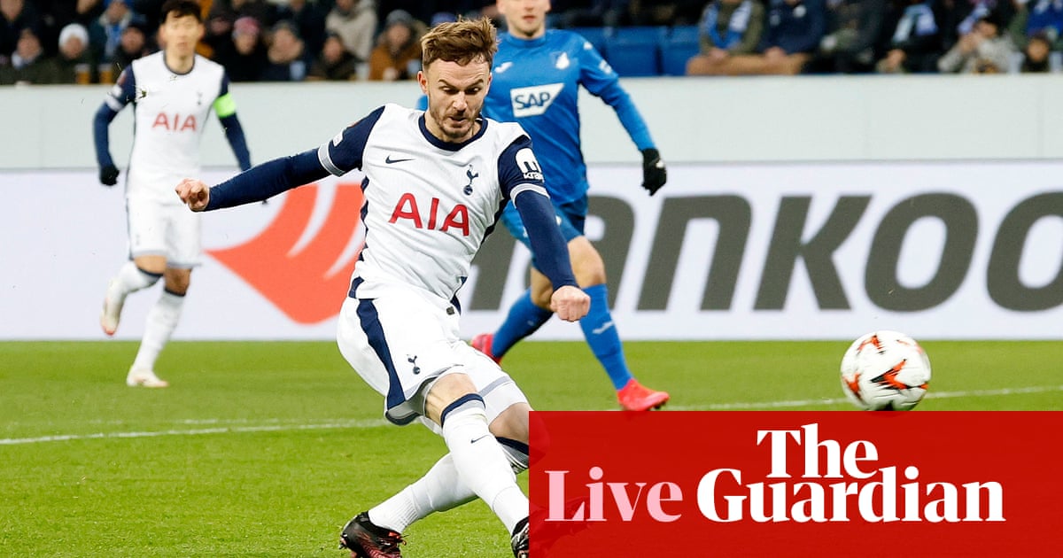 Hoffenheim v Tottenham Hotspur: Europa League – dwell | Europa League