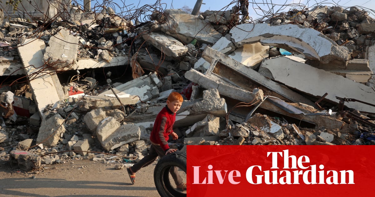 Israel-Gaza struggle reside: ceasefire deal ‘proper on brink’, says US, as hopes rise for settlement | Israel-Gaza struggle