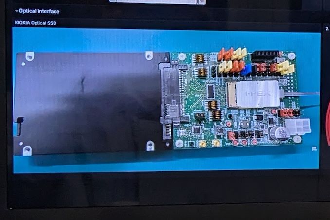 Kioxia Demonstrates Optical Interface SSDs for Knowledge Facilities