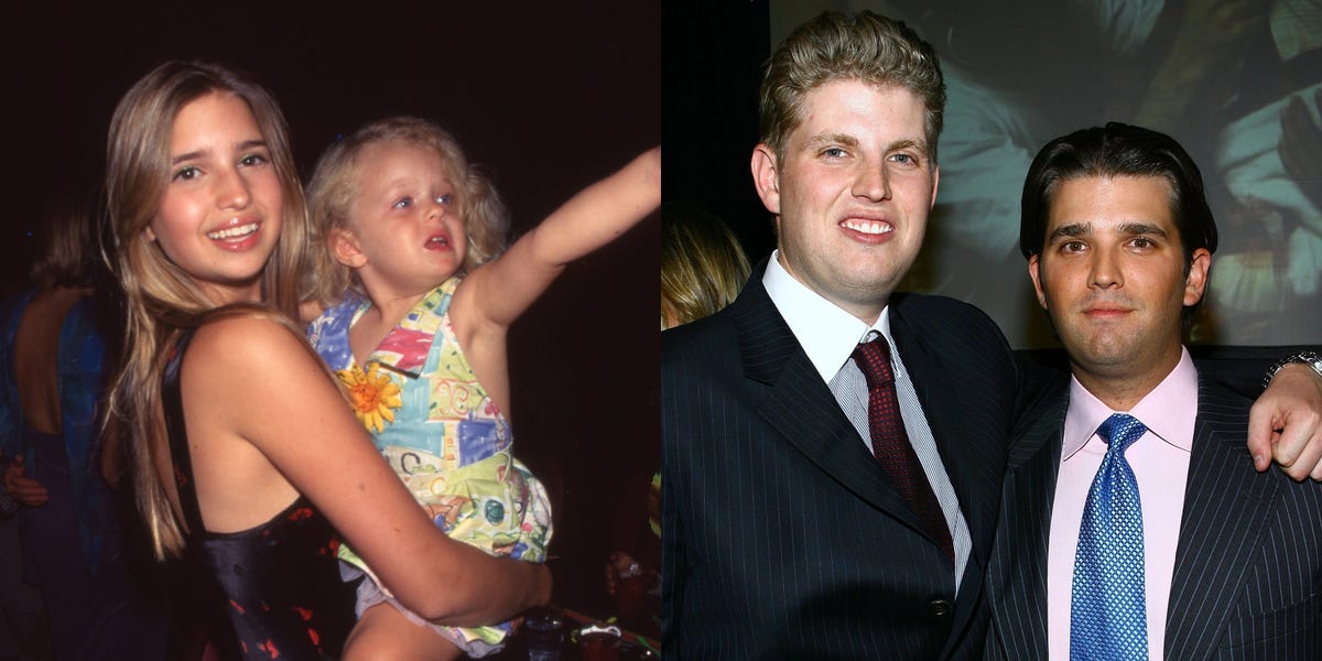 Images of President Donald Trump’s Kids By means of the Years