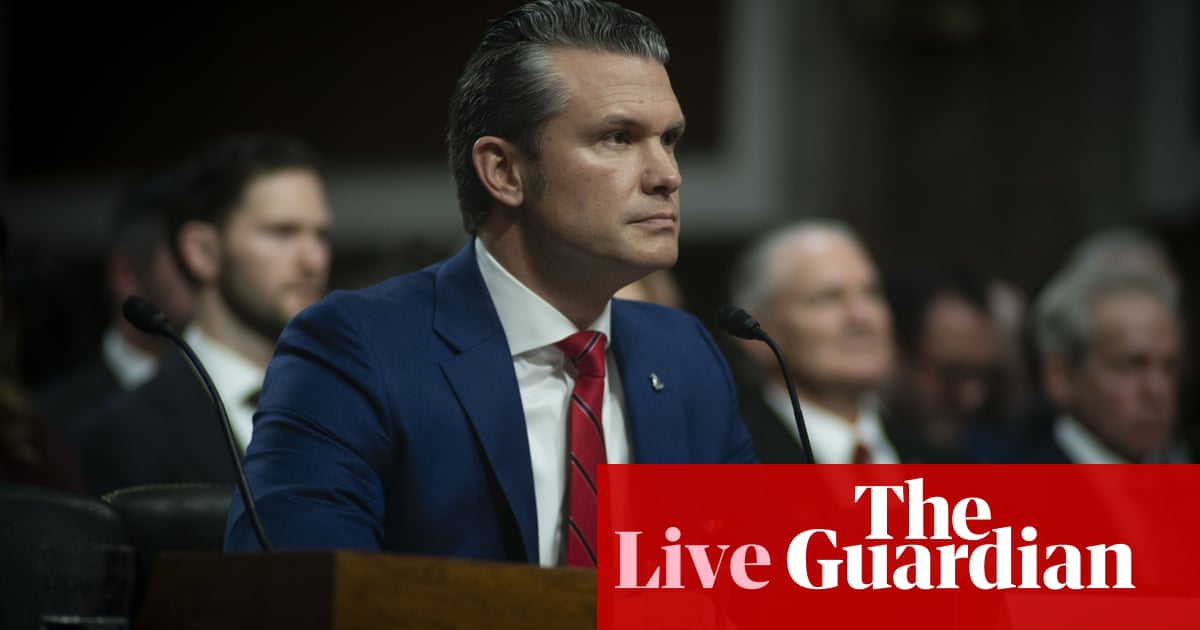 Senate votes to advance Pete Hegseth as Trump’s protection secretary regardless of some Republican opposition – reside | Trump administration