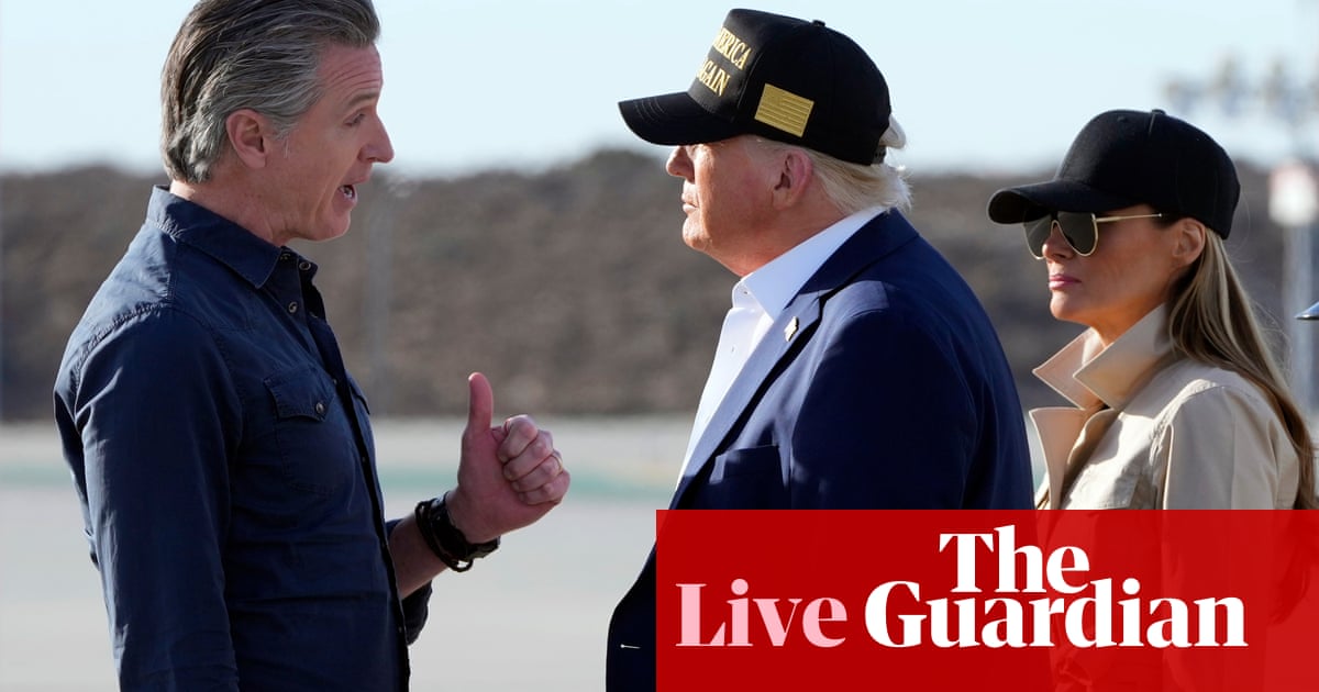 Trump surveys Los Angeles wildfires harm; administration says Gulf of Mexico now Gulf of America – dwell | US politics