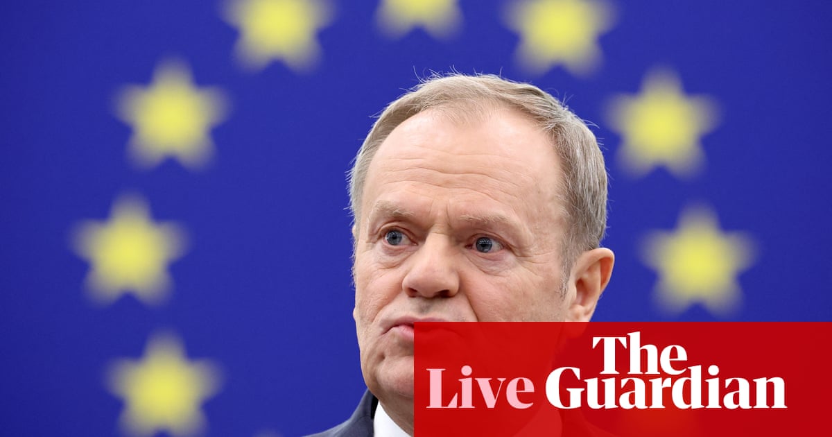 Tusk tells Europeans ‘hold your heads excessive’ however warns ‘time of consolation is over’ – Europe dwell | Europe