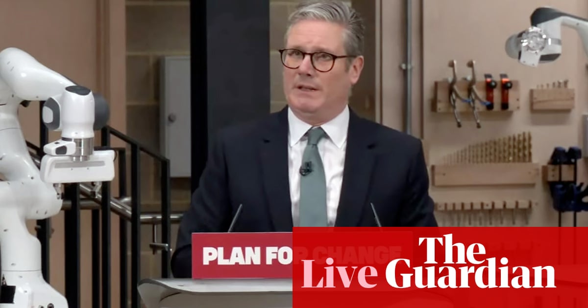 UK might be an AI ‘superpower’, claims Starmer – UK politics reside | Politics