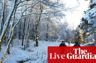 UK climate dwell: nation braces for snow and freezing rain as temperatures fall | UK climate