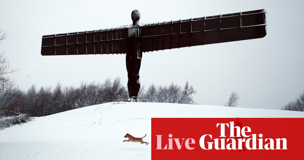 UK climate: warnings of as much as 25cm of snow in some areas – dwell updates | UK climate