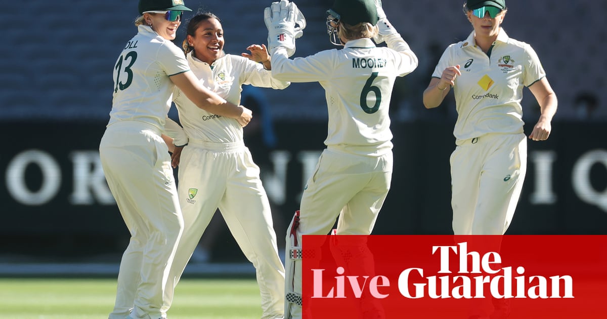 Girls’s Ashes: Australia v England one-off cricket Take a look at, day one – stay | Girls’s Ashes