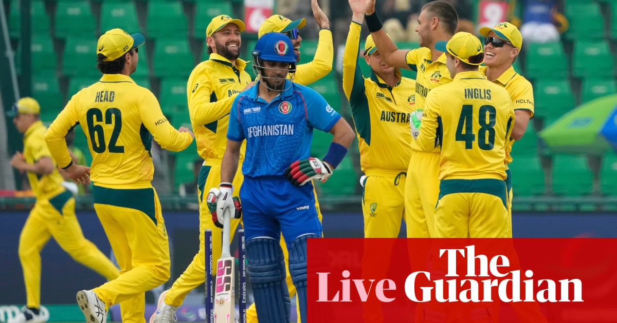 Afghanistan v Australia: Champions Trophy cricket – stay | ICC Champions Trophy