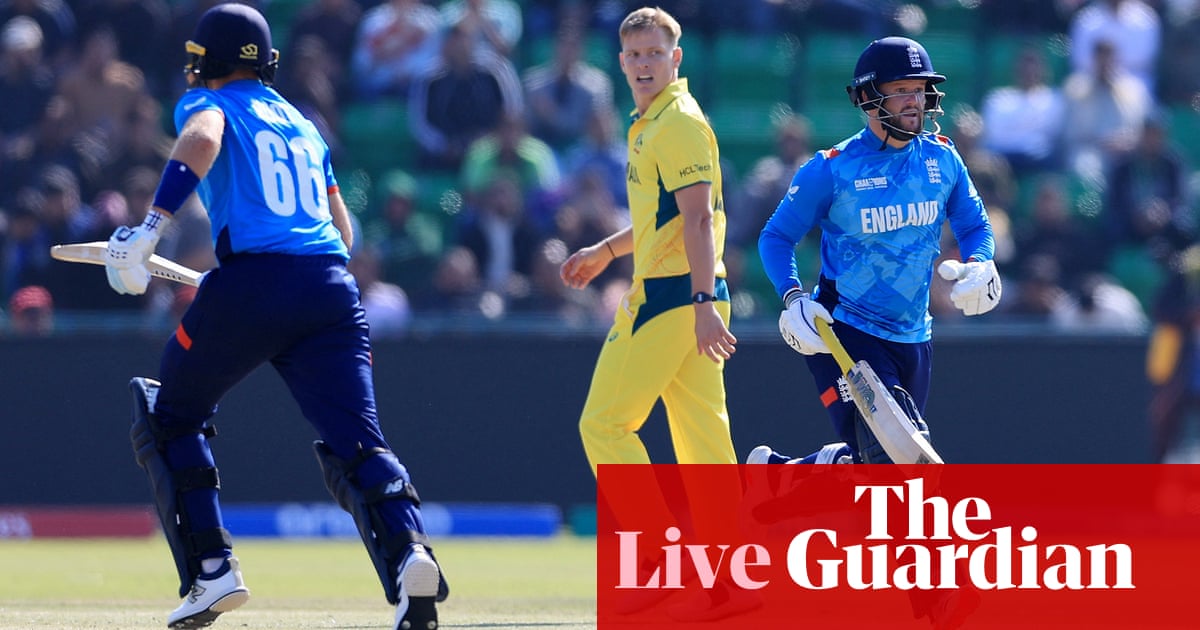 Australia v England: Champions Trophy updates – dwell | ICC Champions Trophy