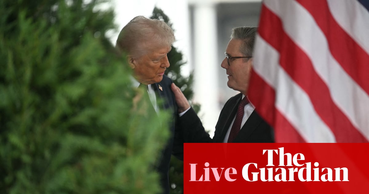 Donald Trump greets Keir Starmer for talks at White Home – observe stay | Politics