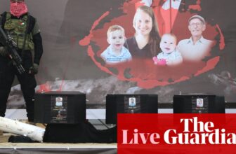 Center East disaster dwell: Hamas releases our bodies of 4 Israeli hostages, together with mom and two youngsters | Israel-Gaza struggle