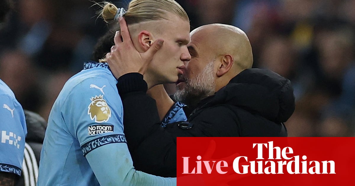 Pep Guardiola on Haaland harm and De Bruyne absence – dwell soccer information | Soccer