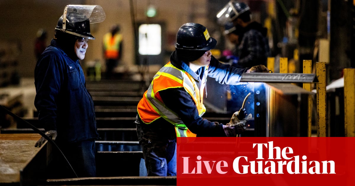 UK metal trade fears ‘devastating blow’ from Trump tariffs; Brussels vows to react; FTSE 100 hits file excessive – enterprise stay | Donald Trump