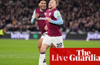 West Ham United v Leicester Metropolis: Premier League – dwell | Premier League