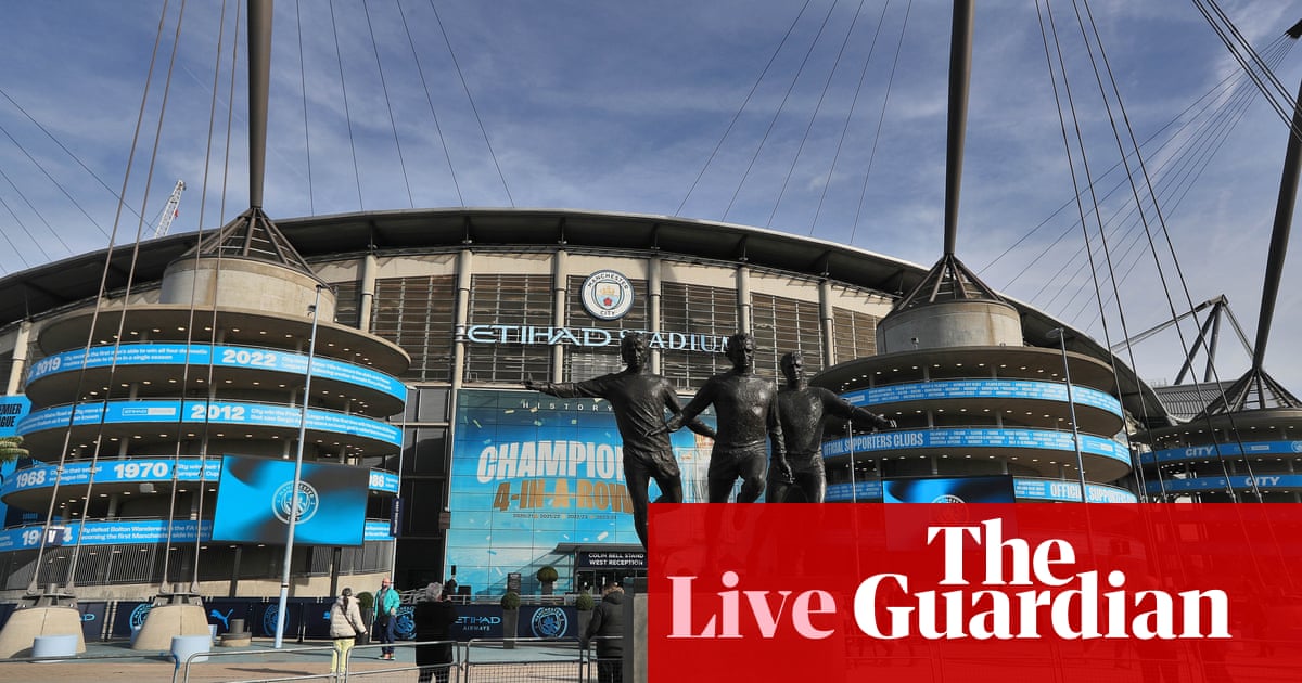 Manchester Metropolis v Brighton, Everton v West Ham and extra soccer: clockwatch – reside | Soccer