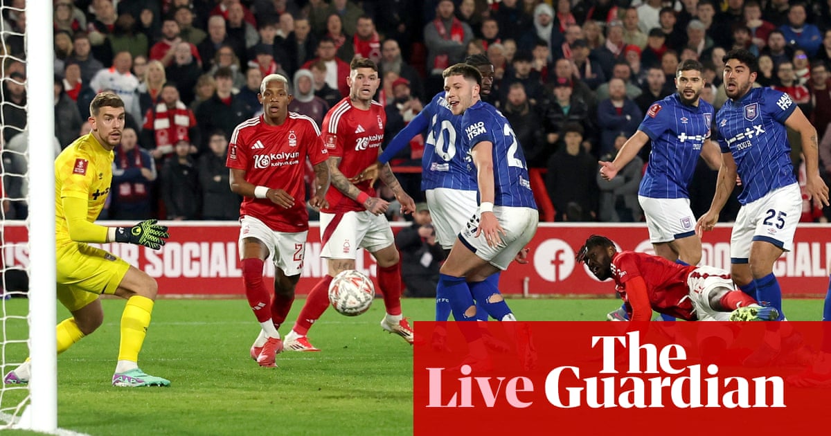 Nottingham Forest v Ipswich: FA Cup fifth spherical – reside | FA Cup