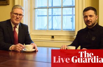 UK and France to work with Ukraine on peace plan to be offered to US, Starmer says, earlier than main defence summit – stay | Volodymyr Zelenskyy