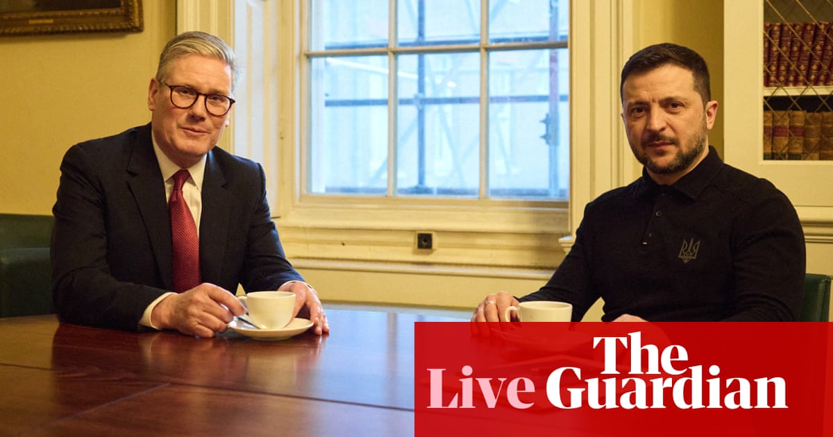 UK and France to work with Ukraine on peace plan to be offered to US, Starmer says, earlier than main defence summit – stay | Volodymyr Zelenskyy