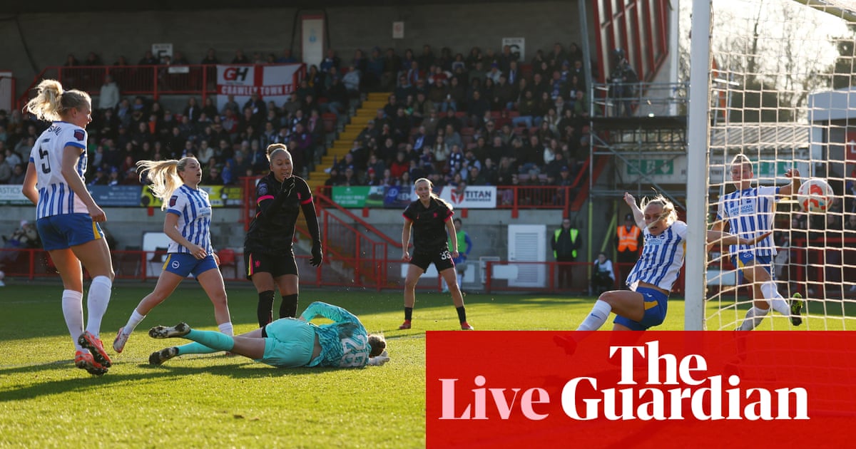 Girls’s Tremendous League: Brighton v Chelsea, Tottenham 1-2 Manchester Metropolis and extra – stay | Girls’s Tremendous League