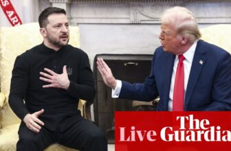 Zelenskyy admits Trump conflict ‘not good’ as European leaders rally spherical Ukraine – dwell | Ukraine