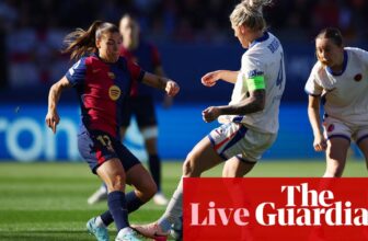 Barcelona v Chelsea: Girls’s Champions League semi-final, first leg – dwell | Girls’s Champions League
