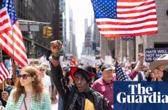 Protesters fill the streets in cities throughout the US to denounce Trump agenda | US information