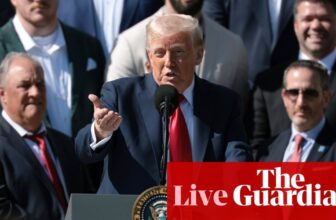 Trump to signal govt order on automobile tariffs as he marks 100 days in workplace – US politics reside | US information