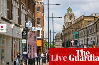 US commerce conflict fears drive UK client confidence all the way down to file low; Tesla’s European gross sales fall once more – enterprise stay | Enterprise