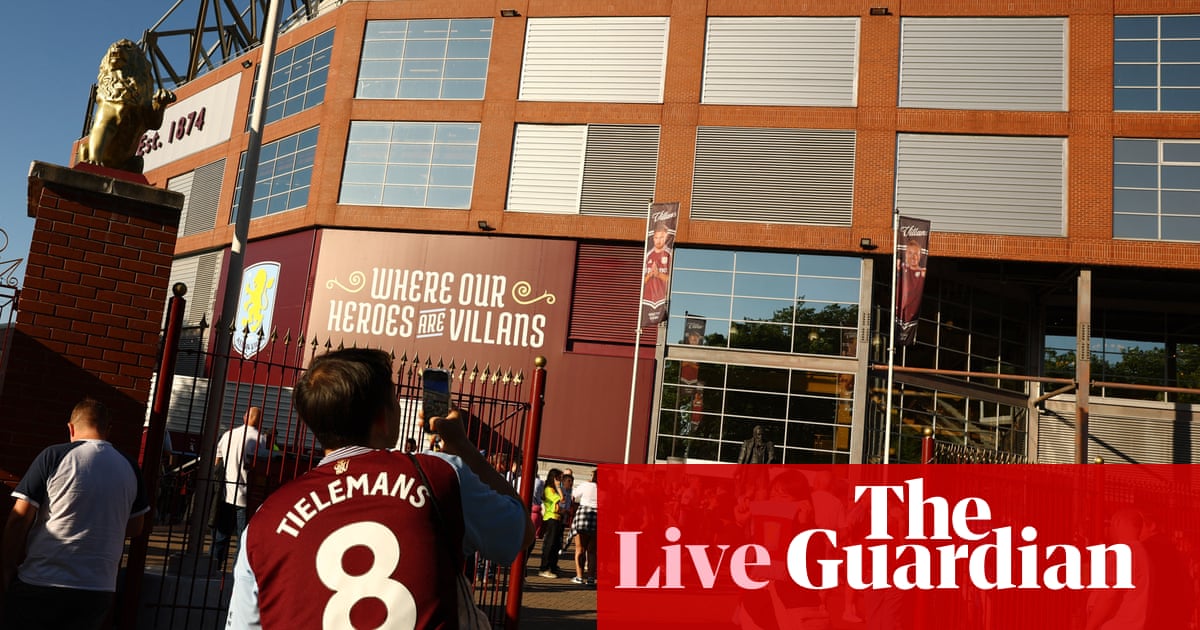 Aston Villa v Tottenham: Premier League – reside | Premier League Aston Villa v Tottenham: Premier League – reside | Premier League