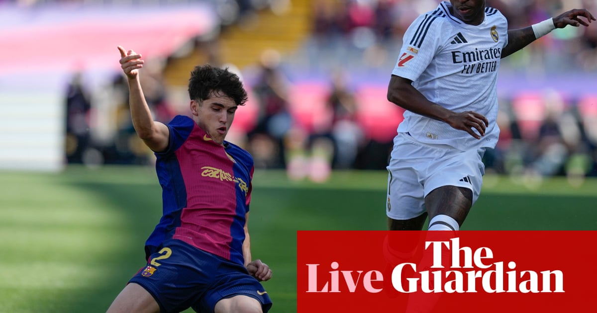 Barcelona v Actual Madrid: El Clásico – dwell La Liga updates | La Liga Barcelona v Actual Madrid: El Clásico – dwell La Liga updates | La Liga