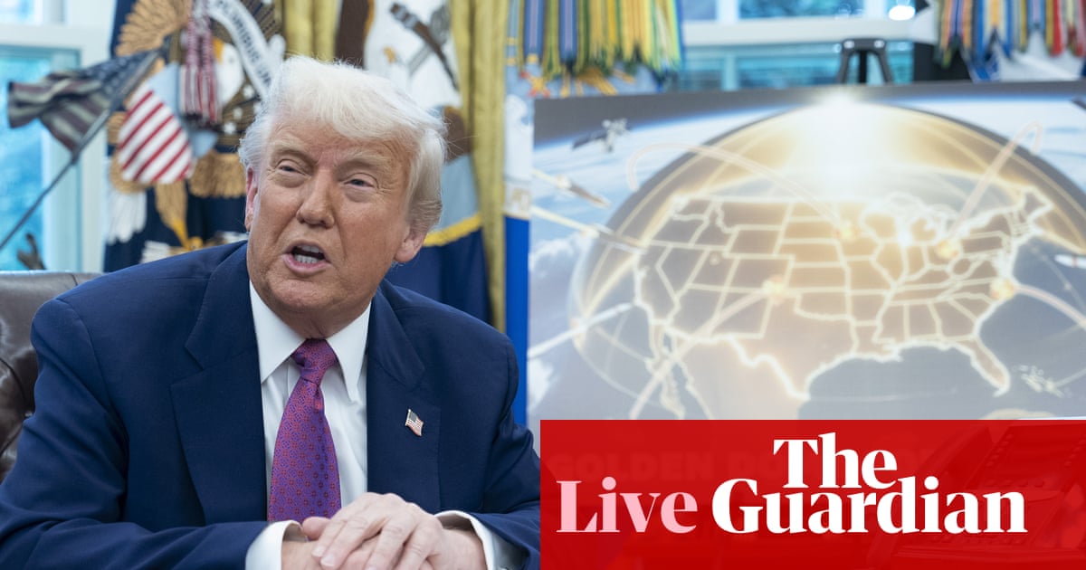 China ‘critically involved’ over Trump’s Golden Dome protection system – reside | Trump administration China ‘critically involved’ over Trump’s Golden Dome protection system – reside | Trump administration