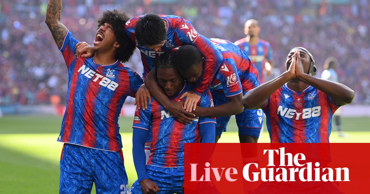 Crystal Palace v Manchester Metropolis: FA Cup ultimate – dwell | FA Cup Crystal Palace v Manchester Metropolis: FA Cup ultimate – dwell | FA Cup
