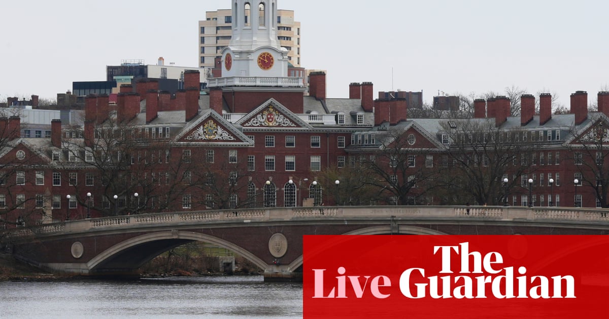 Harvard says Trump administration’s block on worldwide scholar enrollment ‘illegal’ – US politics reside | Trump administration Harvard says Trump administration’s block on worldwide scholar enrollment ‘illegal’ – US politics reside | Trump administration
