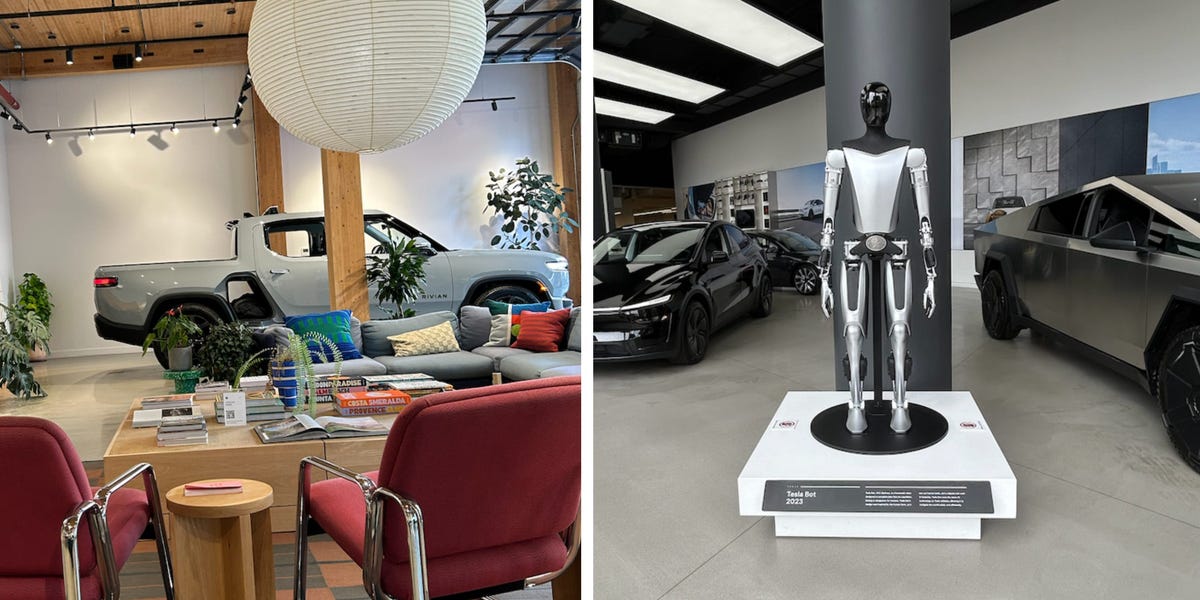 I Visited Rivian and Tesla Showrooms in NYC. the Vibes Had been Reverse.