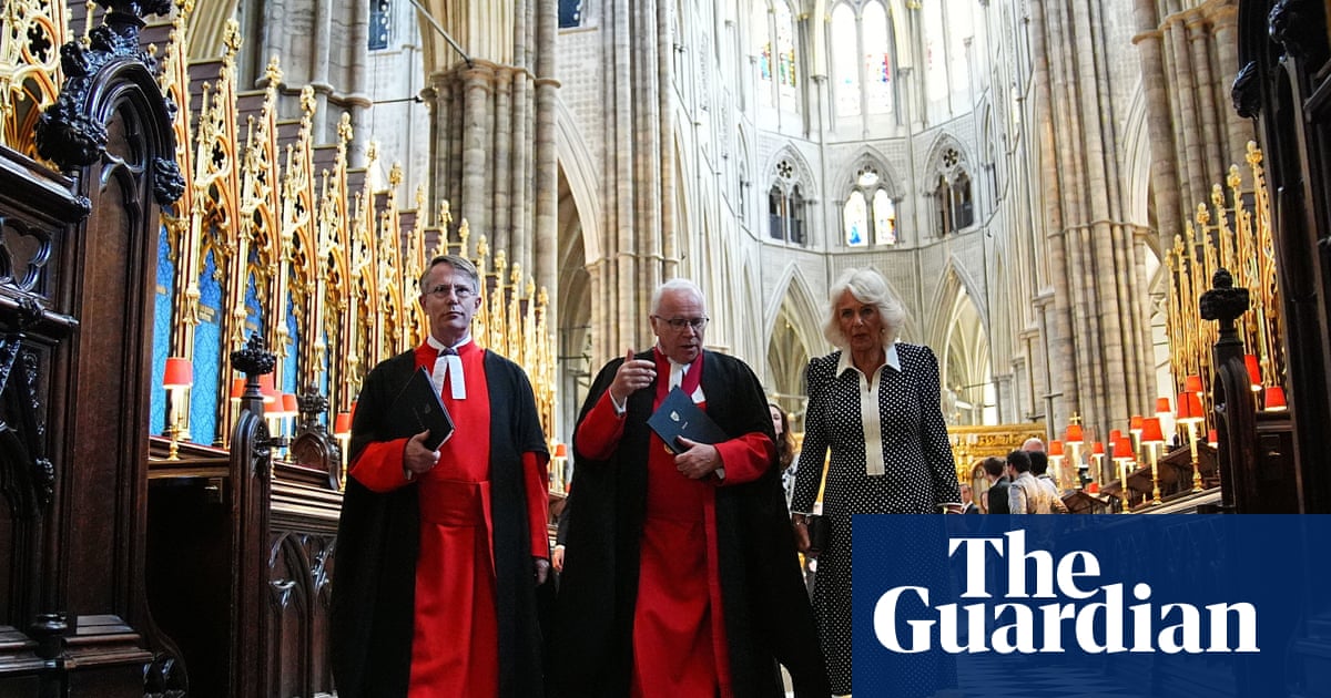 Queen Camilla unveils basis stone for £13m Westminster Abbey vestry | Queen Camilla Queen Camilla unveils basis stone for £13m Westminster Abbey vestry | Queen Camilla