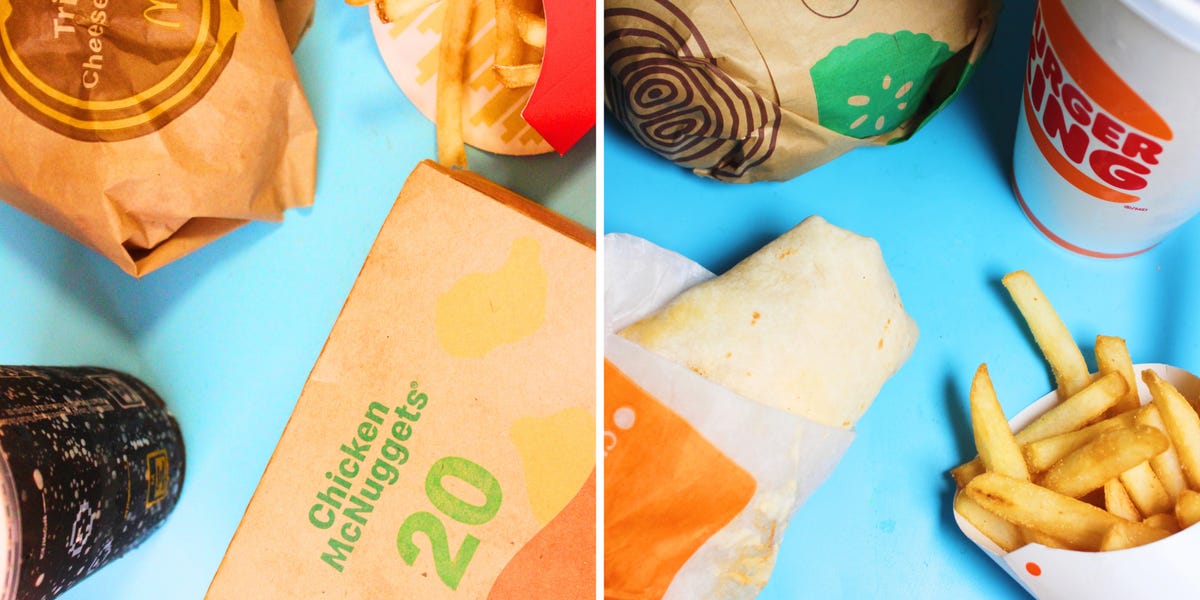 Overview:  Meals at McDonald’s and Burger King, Greatest Worth