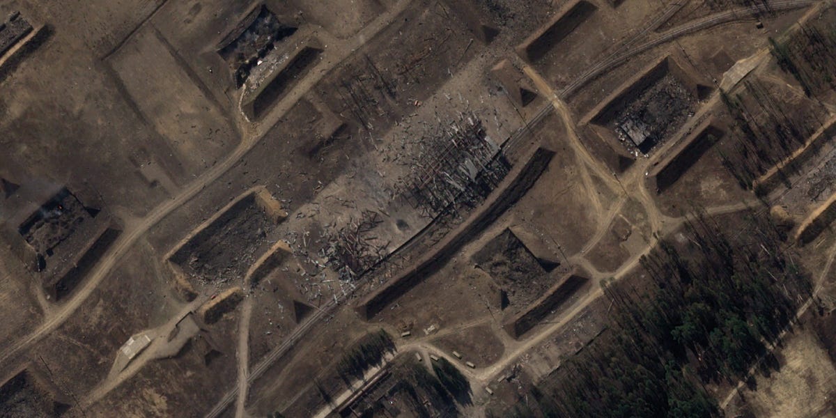 Russia’s ‘Poor Weapons Dealing with’ Wiped Out A lot of 105-Ton Depot: UK Russia’s ‘Poor Weapons Dealing with’ Wiped Out A lot of 105-Ton Depot: UK