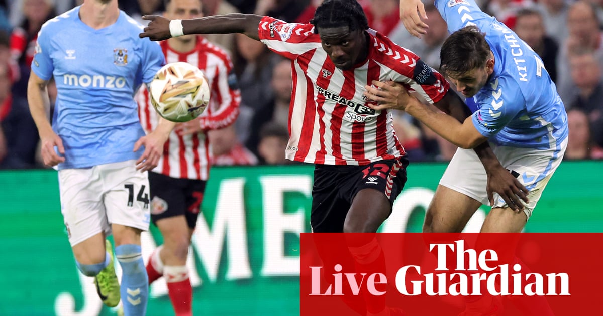 Sunderland v Coventry: Championship playoff semi-final, second leg – reside | Championship Sunderland v Coventry: Championship playoff semi-final, second leg – reside | Championship