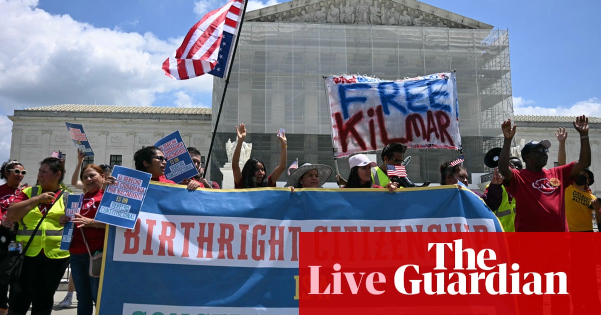 US supreme court docket stay: justices seem divided on federal court docket powers in birthright citizenship case | Trump administration US supreme court docket stay: justices seem divided on federal court docket powers in birthright citizenship case | Trump administration