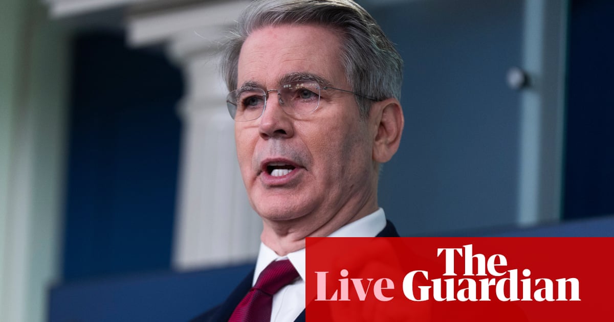 US treasury secretary urges Fed chair to chop rates of interest as Trump claims shrinking financial system isn’t associated to tariff conflict – dwell | Trump administration
