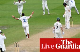 Warwickshire draw with Surrey, Essex v Yorkshire, and extra: county cricket day 4 – reside | County Championship