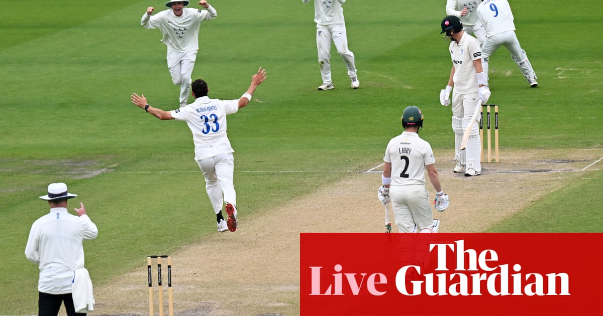 Warwickshire draw with Surrey, Essex v Yorkshire, and extra: county cricket day 4 – reside | County Championship Warwickshire draw with Surrey, Essex v Yorkshire, and extra: county cricket day 4 – reside | County Championship