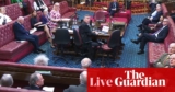 Home of Lords proceedings disrupted by protesters – UK politics reside | Politics