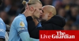 Pep Guardiola on Haaland harm and De Bruyne absence – dwell soccer information | Soccer
