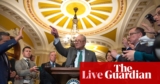 Schumer choice to vote for Republican funding invoice a ‘enormous slap within the face’, says AOC – US politics stay | US information