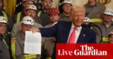 Trump points govt order to dam state local weather disaster insurance policies – US politics reside | US politics